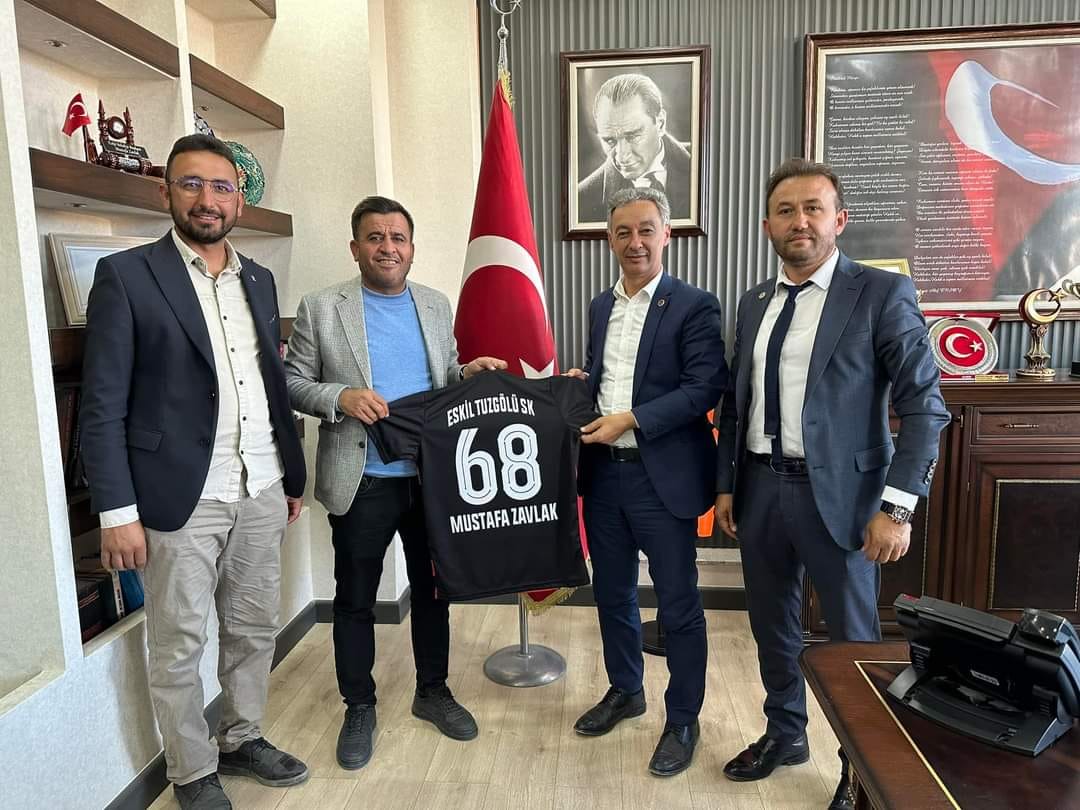 Tuz Gölüspor yönetimi Belediye Başkanı Zavlak’ı ziyaret etti!