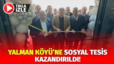 Aksaray merkeze bağlı Yalman Köyü’nde, köy halkının ihtiyaçlarını karşılamak üzere