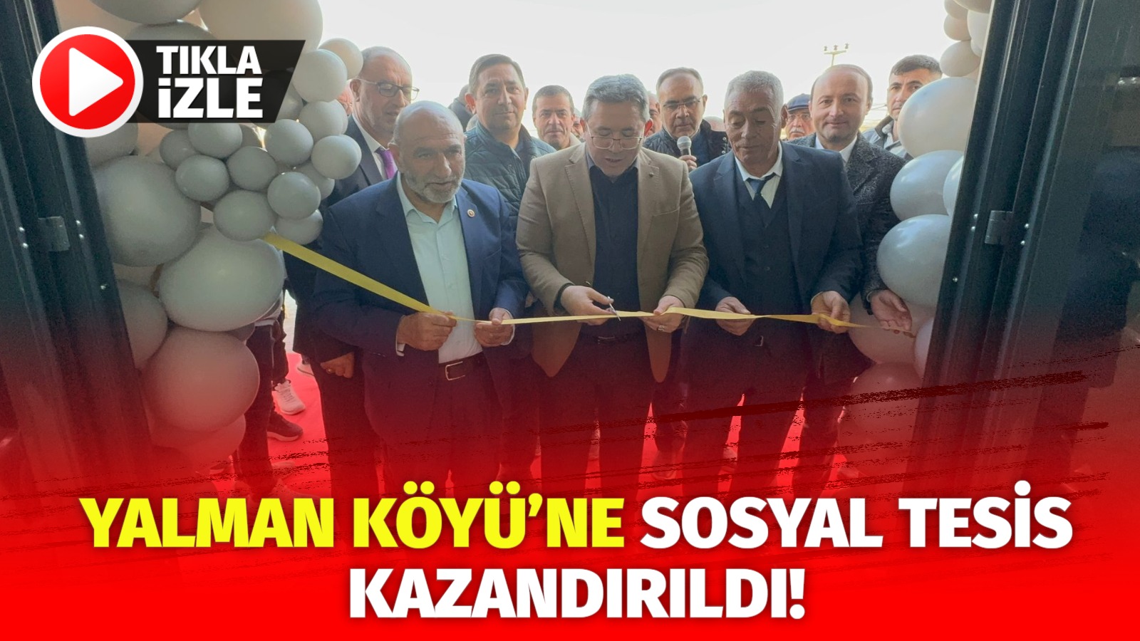 Yalman Köyü’ne sosyal tesis kazandırıldı!