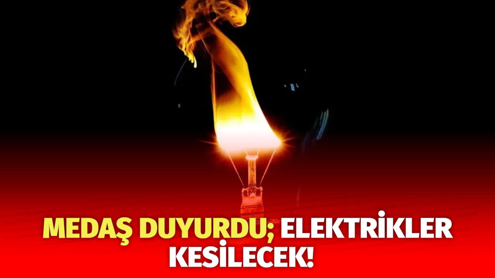 MEDAŞ duyurdu; Elektrikler kesilecek! 