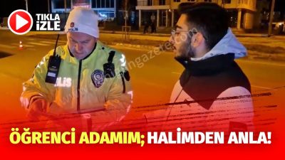 Aksaray’da trafik uygulamasında durdurulan ve yetersiz ehliyetle motosiklet kullandığı tespit