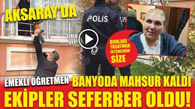 Küçük Bölcek Mahallesi’nde 78 yaşındaki emekli öğretmen Muzafferiye K., banyoda