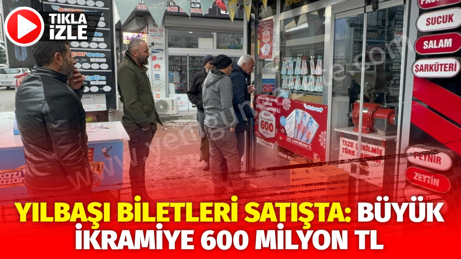 Yılbaşı biletleri satışta: Büyük ikramiye 600 milyon TL