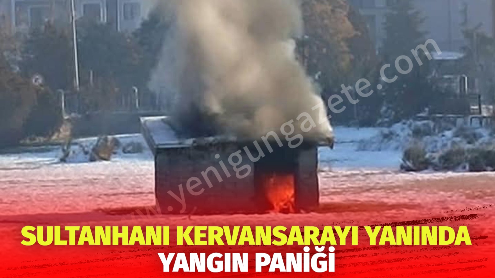 Aksaray’ın Sultanhanı ilçesinde, tarihi Sultanhanı Kervansarayı’nın çevre aydınlatmasını sağlayan elektrik