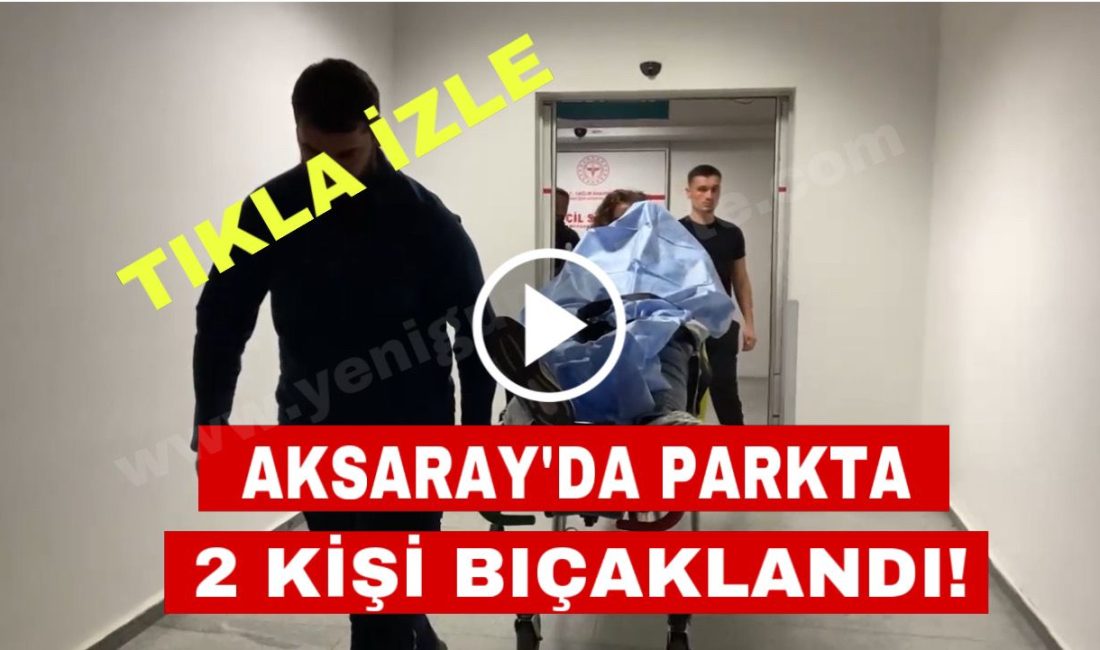 Aksaray’da bir parkta henüz