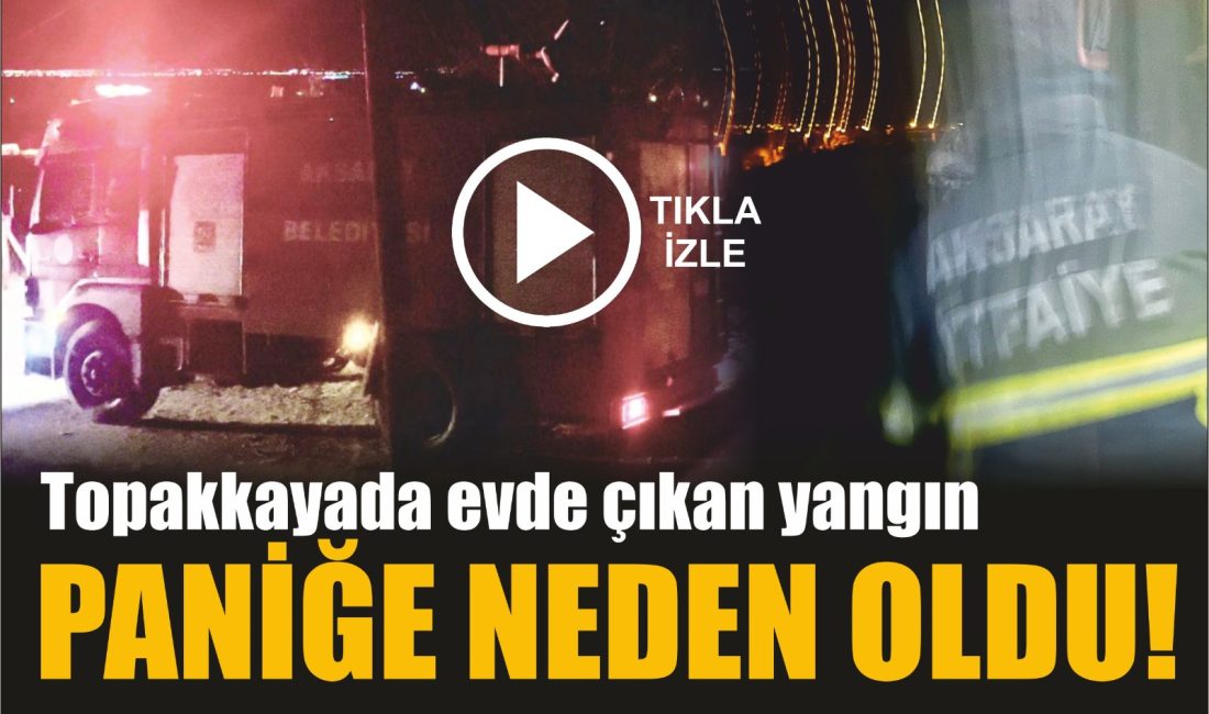 Aksaray’ın Topakkaya kasabasında meydana