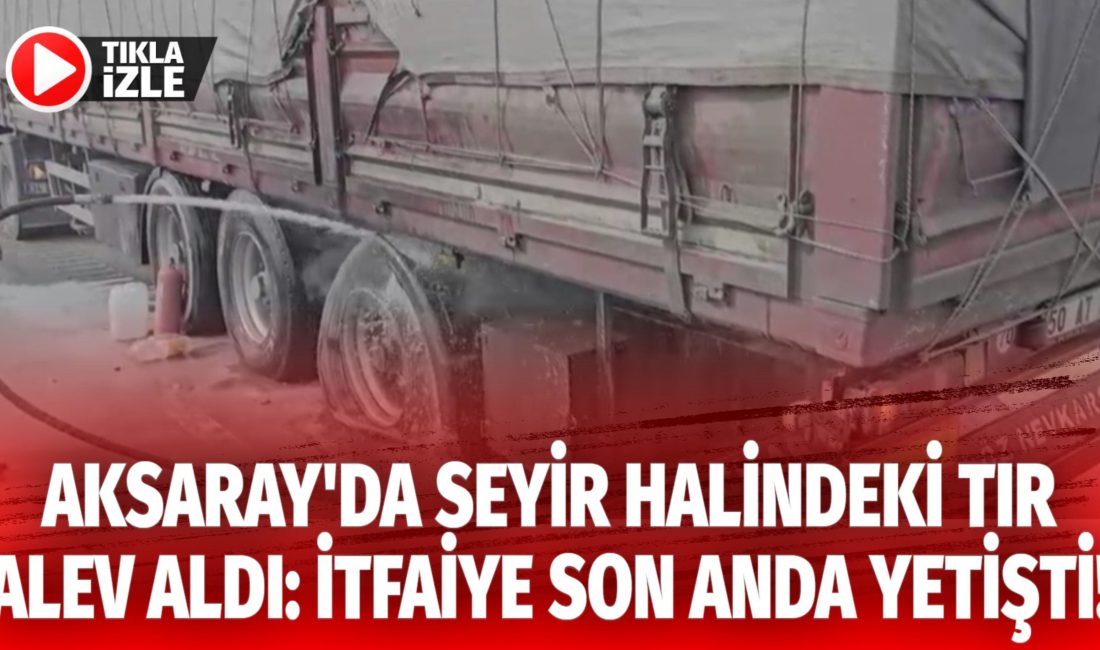 Aksaray-Konya yolunda seyir halinde