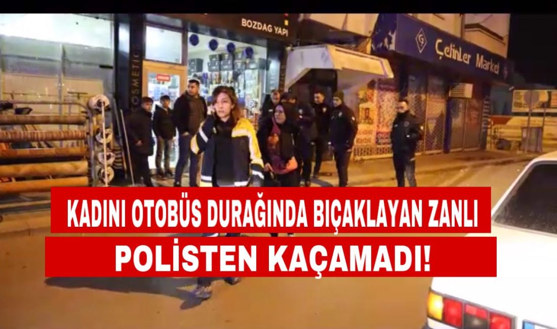 Aksaray’da bir kadını bıçaklayarak