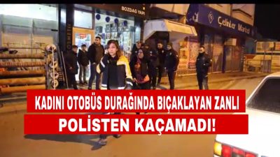 Aksaray’da bir kadını bıçaklayarak yaralayan saldırgan, polisin titiz çalışması sonucu