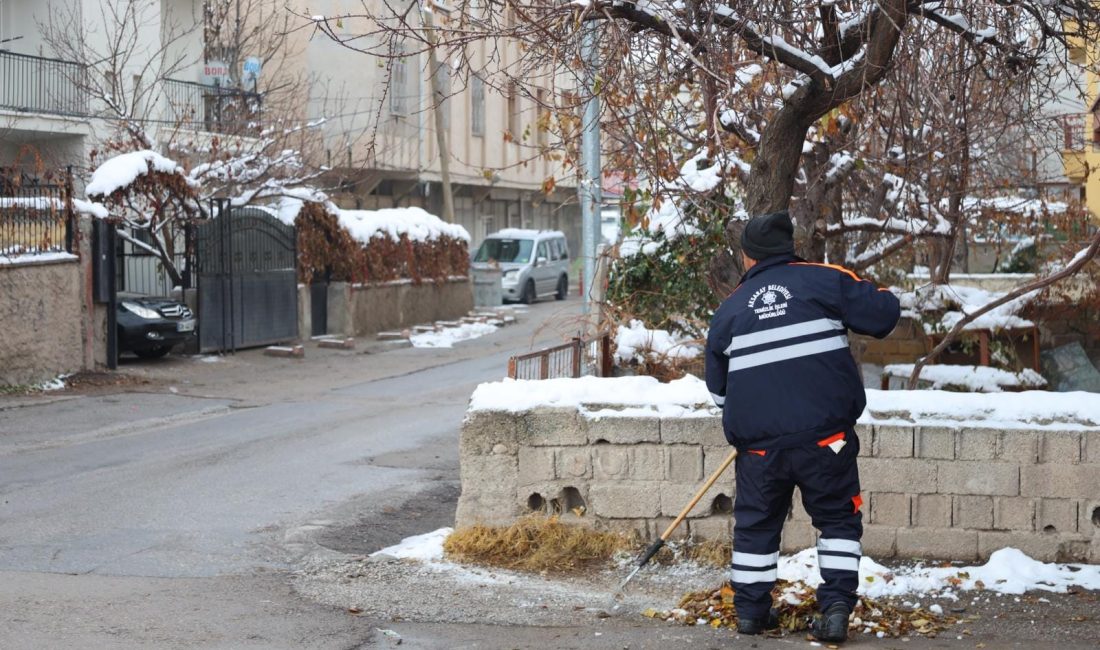 Aksaray Belediyesi, kar yağışının