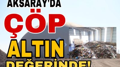 Aksaray Belediye Başkanı Evren Dinçer, geri dönüşüm ve ayrıştırma faaliyetleriyle
