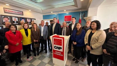 CHP Antalya Milletvekili Aykut Kaya ve Parti Meclisi Üyesi Ali