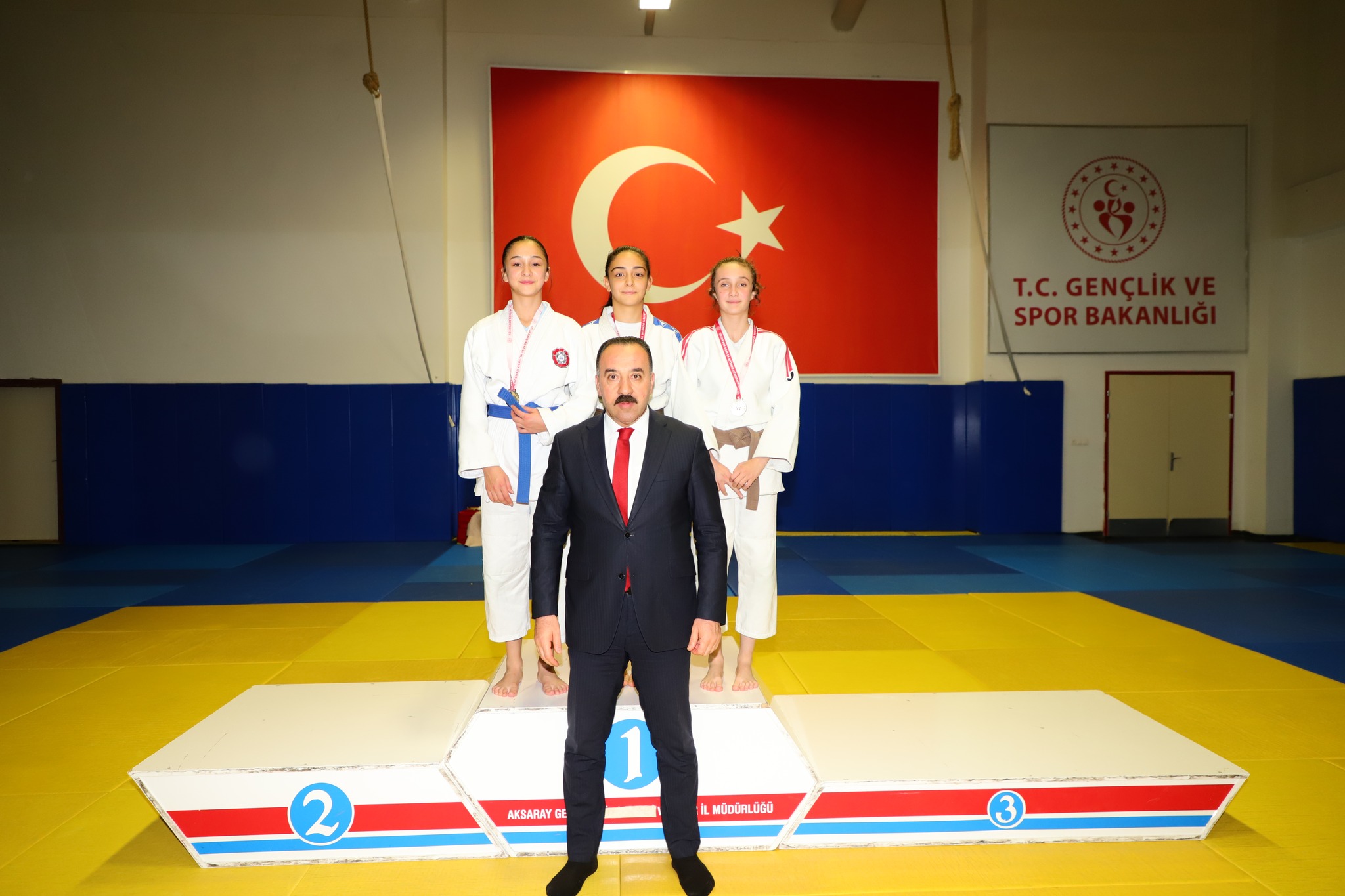 Aksaray’da okul sporları judo il birinciliği tamamlandı