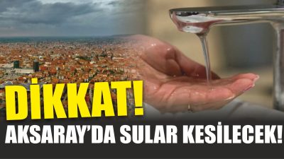 Aksaray Belediyesi Su ve Kanalizasyon Müdürlüğü, şehir genelinde devam eden