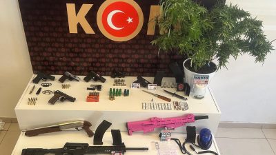 Konya merkezli suç örgütlerine yönelik düzenlenen operasyonlarda gözaltına alınan 48
