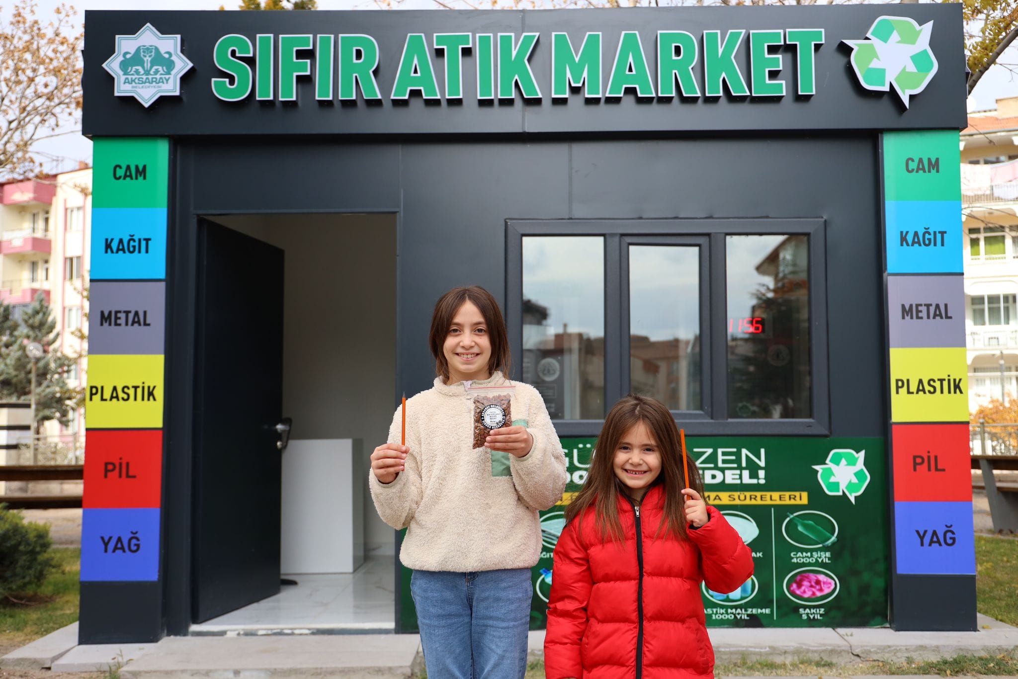 Aksaray’da geri dönüşüm seferberliği; Sıfır Atık Market projesi büyük ilgi görüyor