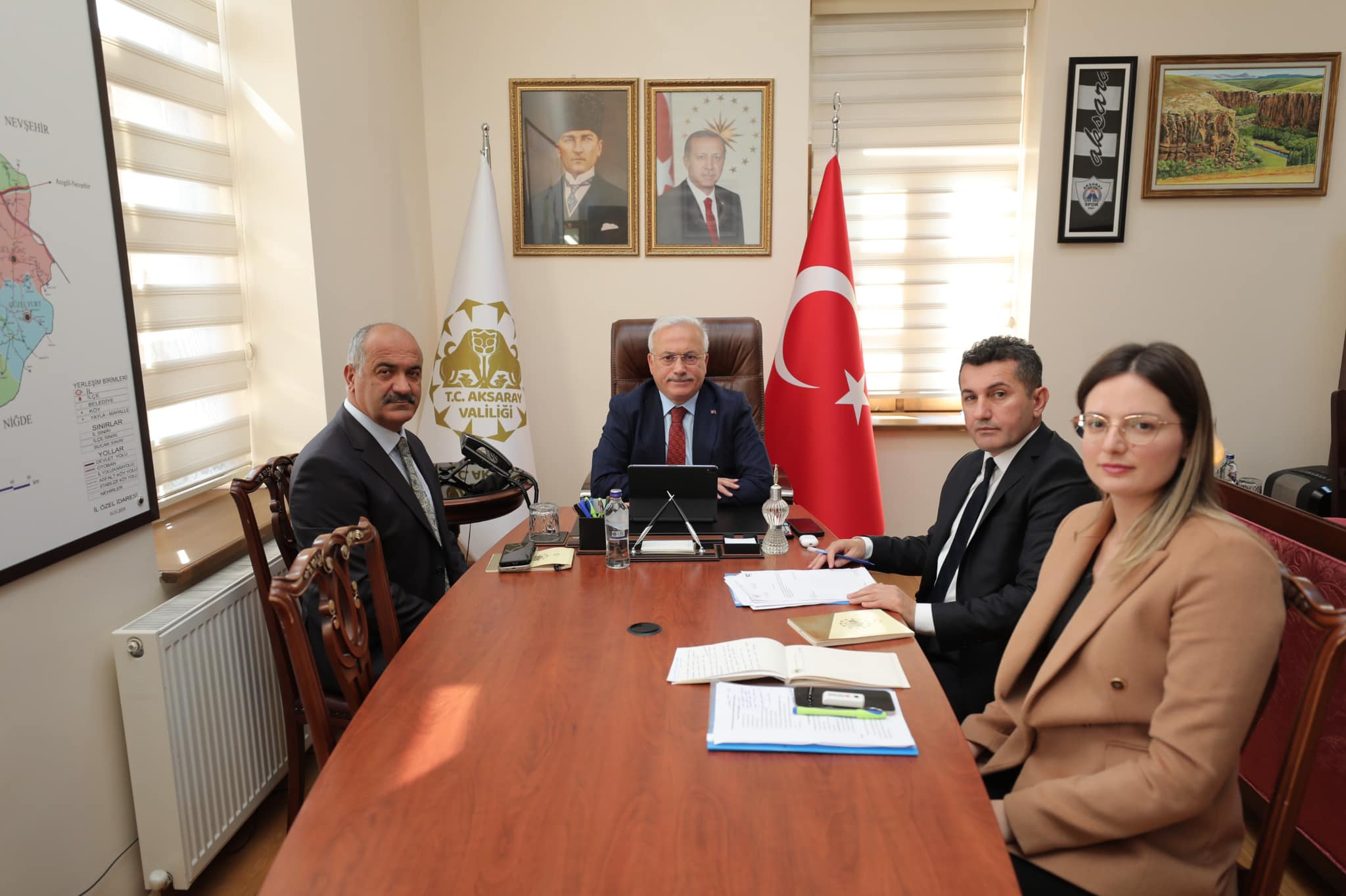 Aksaray’da kamu hizmetleri masaya yatırıldı: Vali Kumbuzoğlu başkanlığında istişare toplantısı