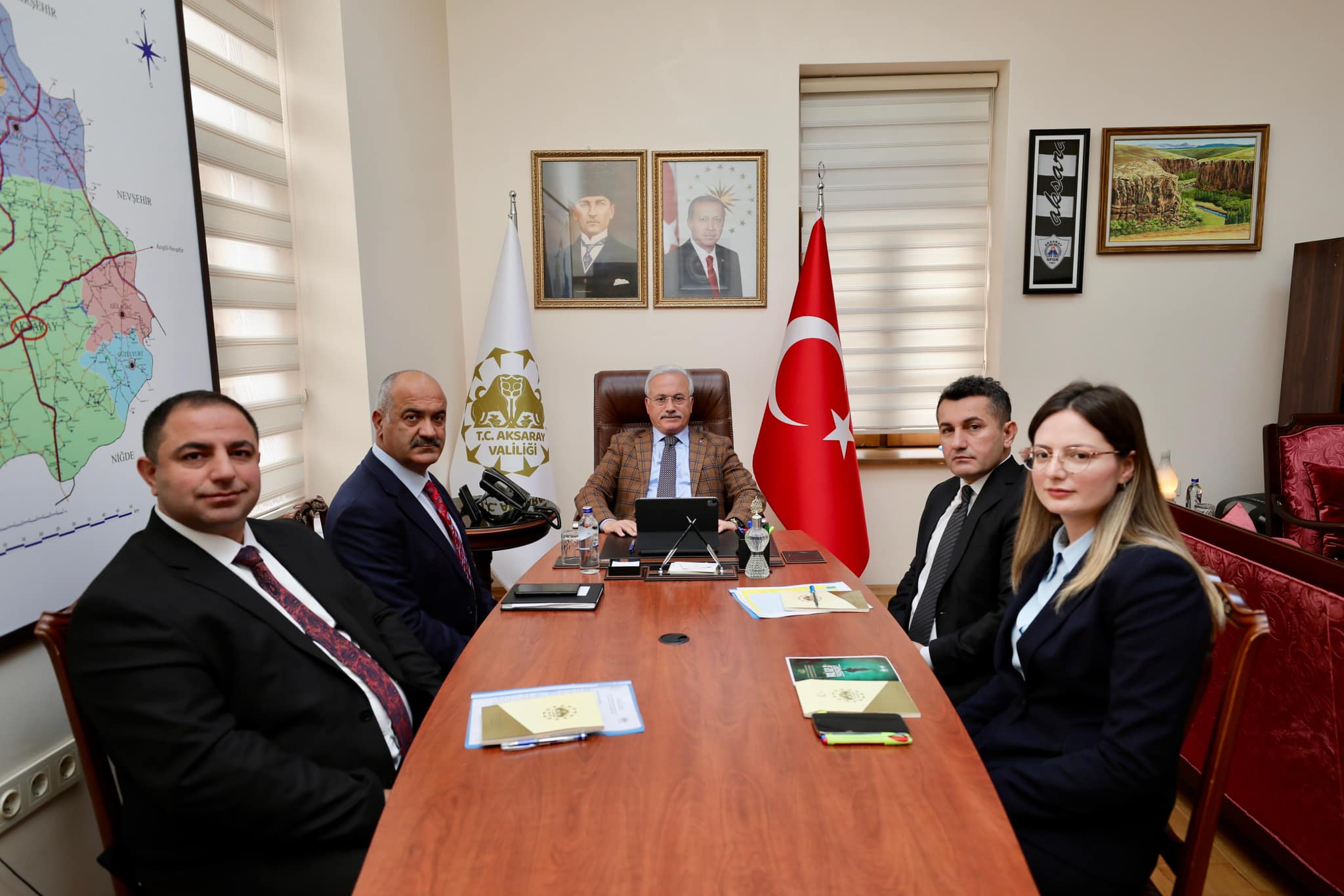 Aksaray’da hizmet ve projeler gündemde: Vali Kumbuzoğlu başkanlığında istişare toplantısı