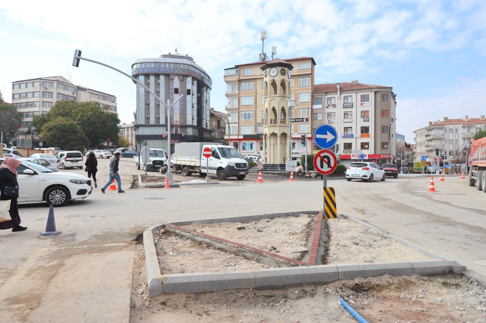 Aksaray’da şehri güzelleştiren çalışmalar sürüyor