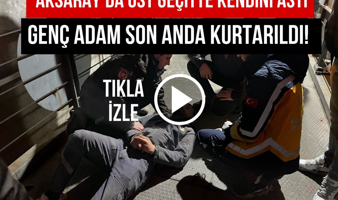 Aksaray’da yaklaşık bir ay önce eşinden ayrıldığı öğrenilen genç adam,