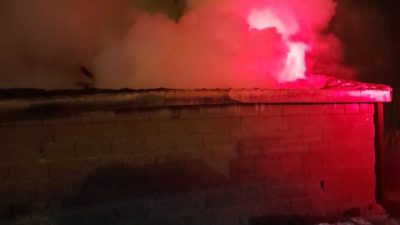 Gökkaya köyünde sabahın erken saatlerinde çıkan yangın, vatandaşların dikkati ve