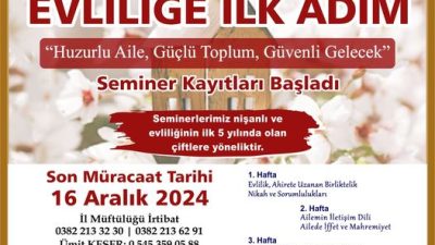 “Huzurlu Aile, Güçlü Toplum, Güvenli Gelecek” sloganıyla Aksaray İl Müftülüğü,