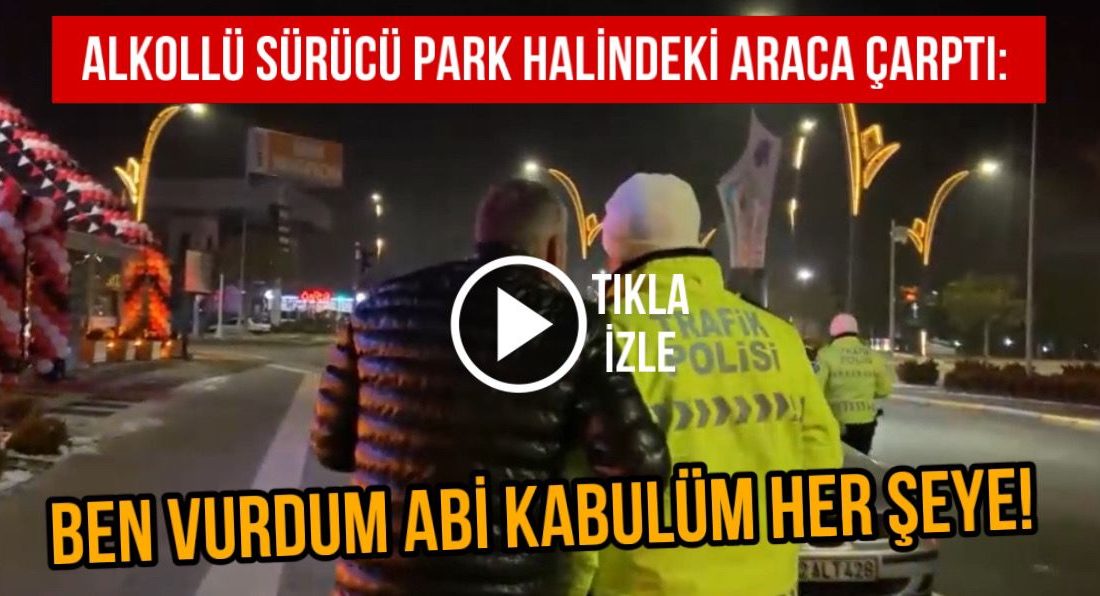 Aksaray’da alkollü bir sürücünün