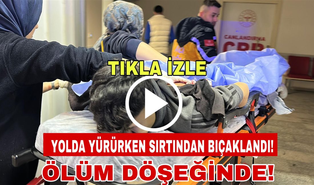 Aksaray’da yolda yürürken