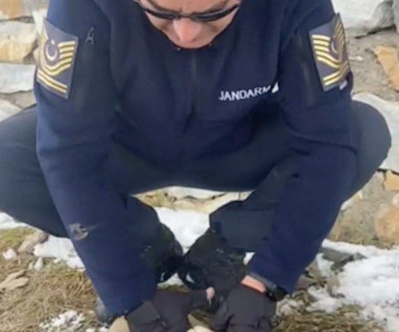 Yozgat'ta Çayıralan İlçe Jandarma Komutanı Astsubay Kıdemli Başçavuş Haluk Aktan,