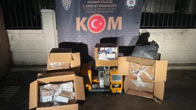 Aksaray İl Emniyet Müdürlüğü Kaçakçılık ve Organize Suçlarla Mücadele Şube