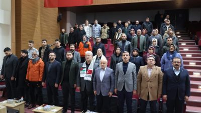 ÜNİAK tarafından düzenlenen “Gündem Filistin: Filistin’in Dünü, Bugünü ve Yarını”