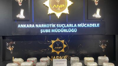Ankara'nın Kahramankazan ilçesinde 15 kilogram uyuşturucunun ele geçirildiği operasyonda gözaltına