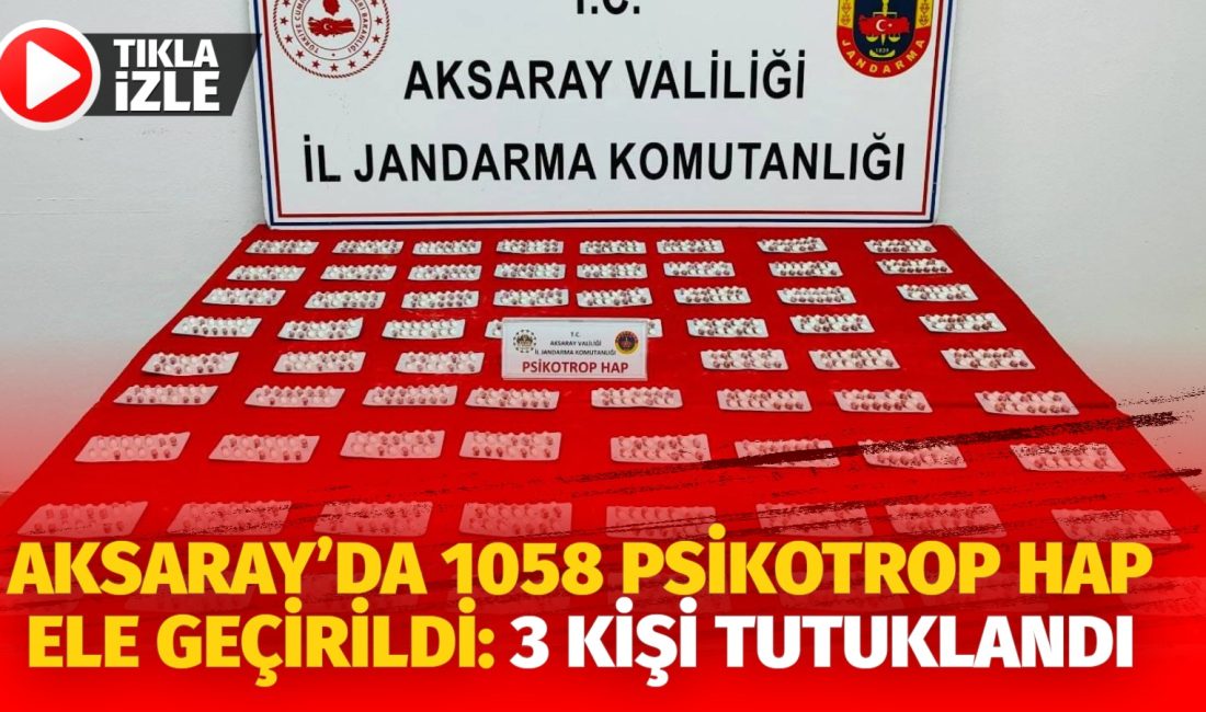 Aksaray’da Jandarma ekipleri, 3 şahsın Uyuşturucu Madde Ticareti yaptığı bilgisi