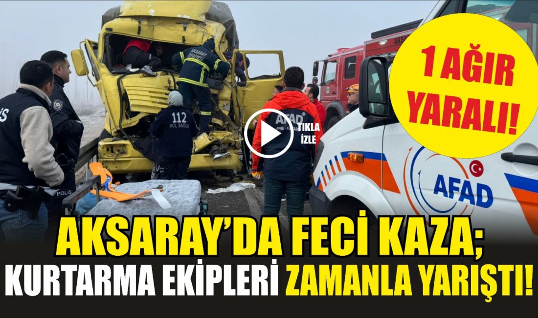 Aksaray-Konya yolu üzerinde iki