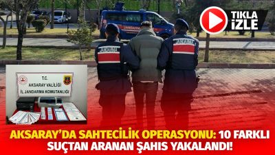 Aksaray Jandarma Komutanlığı tarafından şehir genelinde icra edilen istihbari çalışmalar