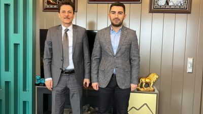 Aksaray Defterdarı Ahmet Günçavdı, ASKON Aksaray Şube Başkanı Hasan Dağ