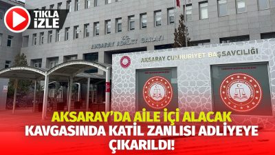 Aksaray’ın Nakkaş Mahallesi’nde, aile içi alacak verecek meselesi nedeniyle çıkan