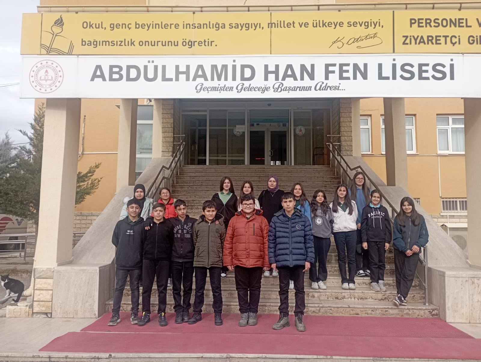 Atatürk Ortaokulu öğrencilerinden, Fen ve İmam Hatip Liselerine ziyaret