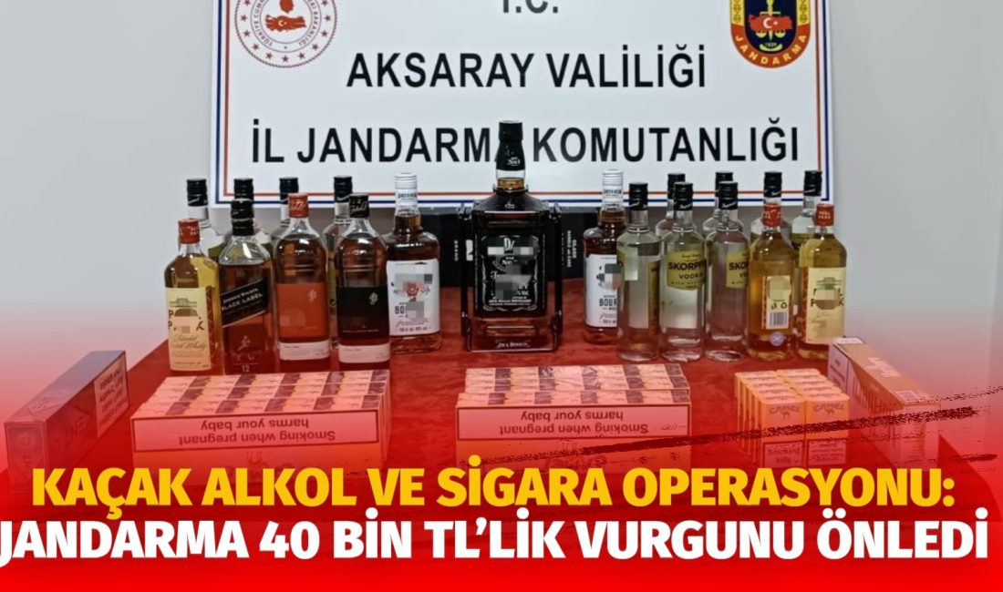 Aksaray’da Jandarma Komutanlığı tarafından