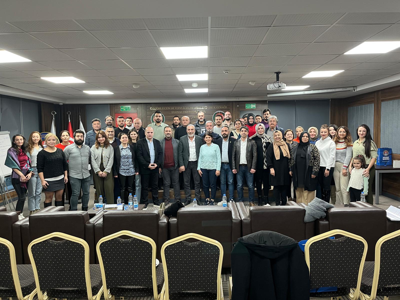Aksaray Barosundan mesleki yetkinlik hamlesi: Bilirkişilik eğitimi başarıyla tamamlandı