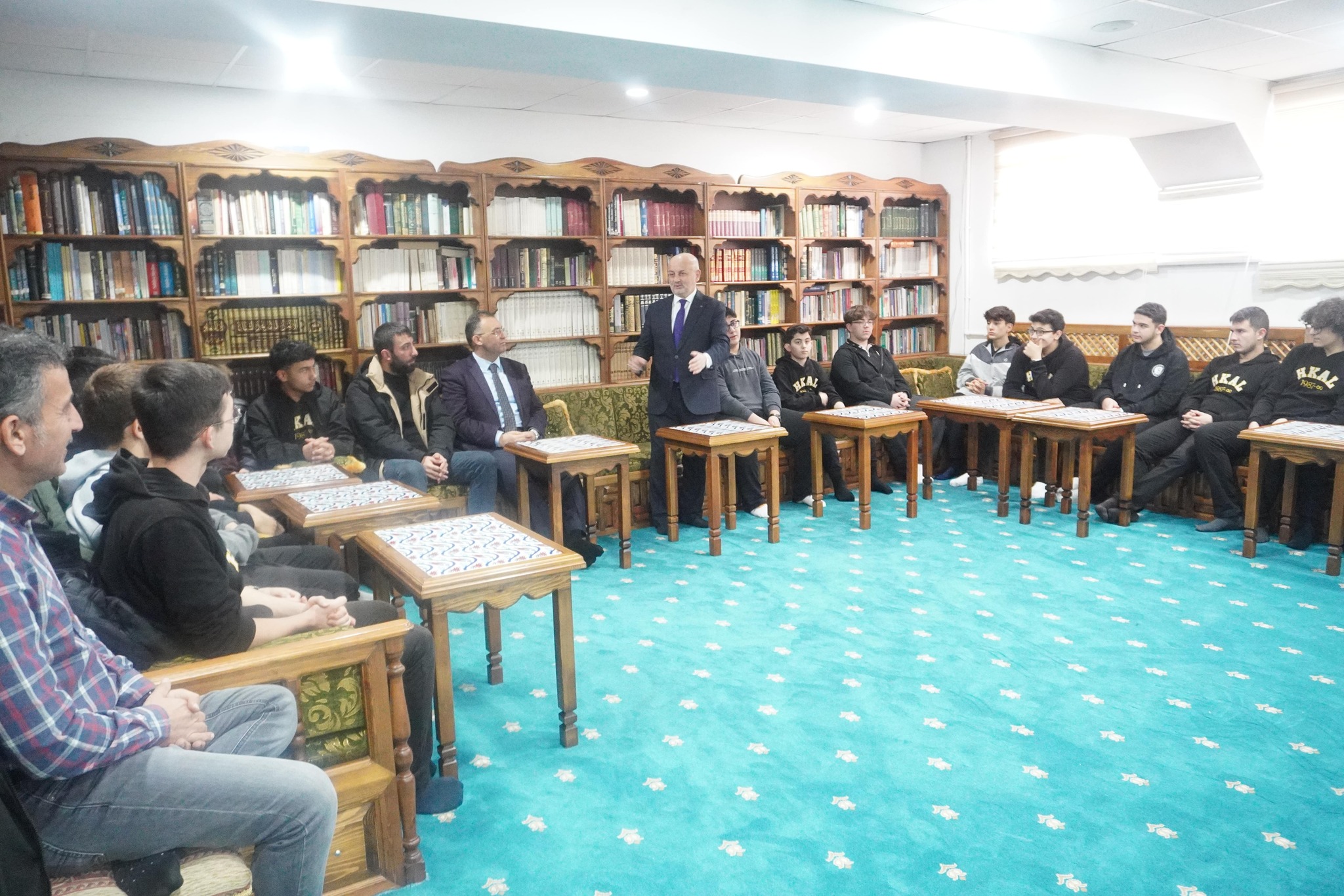 ÇEDES projesi kapsamında öğrencilerden müftülüğe vefa ziyareti