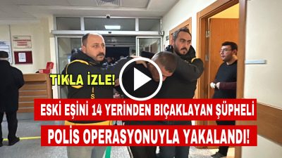 Aksaray’da boşandığı eski eşi ile tartışan kadın 14 yerinden bıçaklandı.
