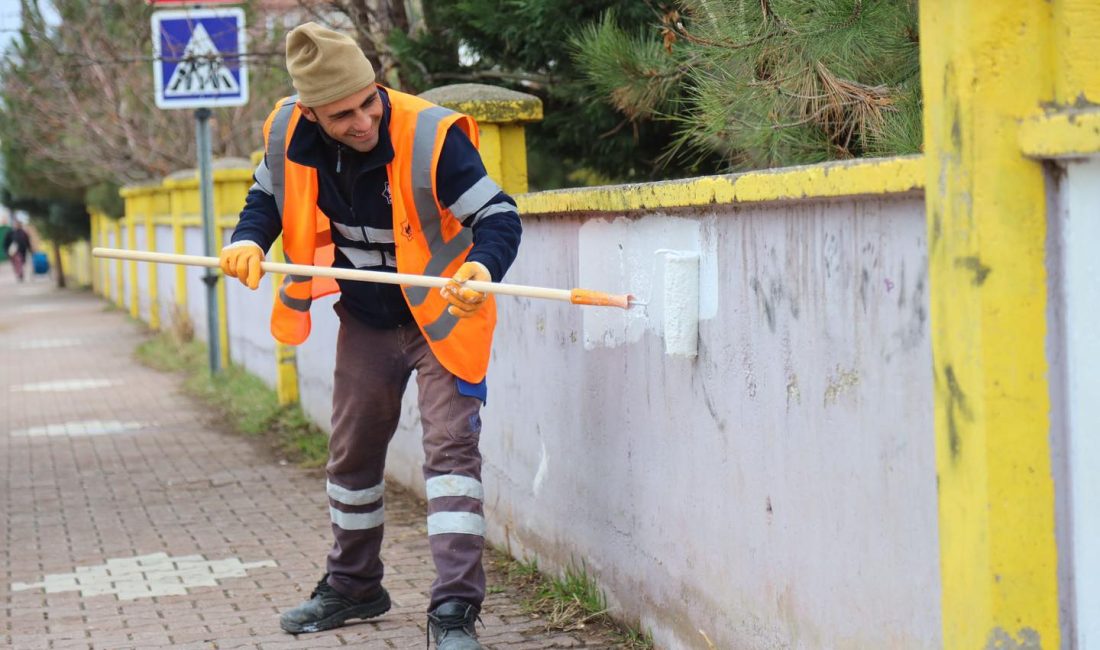 Aksaray Belediyesi, şehrin estetik yapısını güzelleştirmek ve deforme olmuş, yazılarla