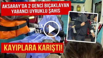 Aksaray’da meydana gelen tartışmada yabancı uyruklu bir kişi 2 genci