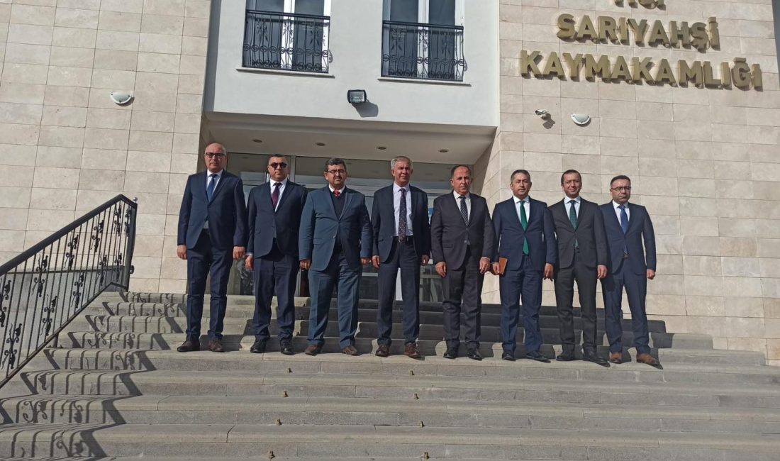 Aksaray İl Millî Eğitim Müdürü Metin Alpaslan, Sarıyahşi’de İlçe Millî
