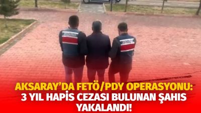 Aksaray İl Jandarma Komutanlığı ekipleri, “Silahlı Terör Örgütüne Üye Olma”