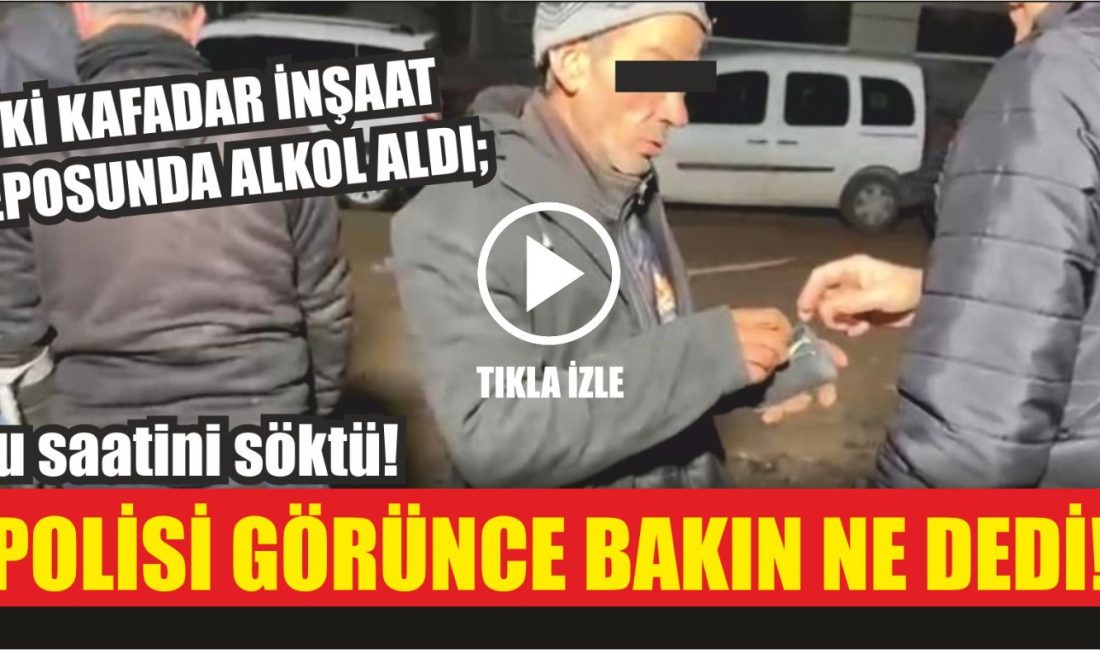 Aksaray’da iki arkadaş, bir