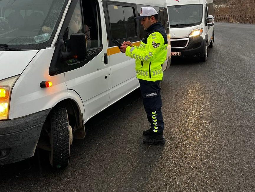 Ortaköy’de Jandarma Trafik Şube