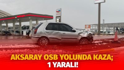 Aksaray’da otomobil ile elektrikli bisikletin çarpıştığı kazada, bisiklet sürücüsü metrelerce