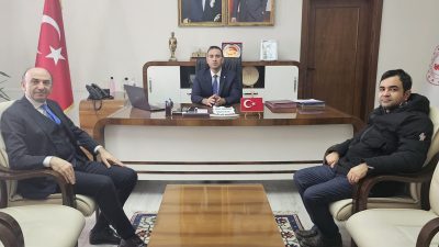 Sultanhanı Kaymakamı Bilal Göksun, Balküpü Şeker Fabrikası Genel Müdürü İhsan